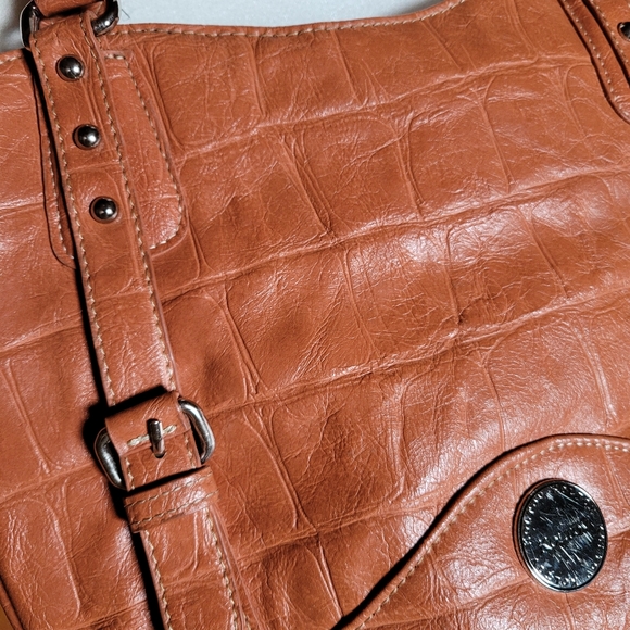 Koltov Handbag Shoulder Bag Textured Cinnamon Color - Picture 4 of 7